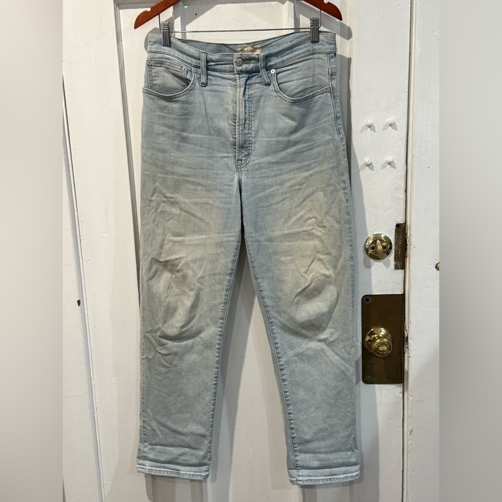 Madewell Men's Light Blue Skinny Jeans